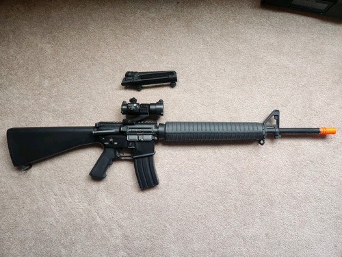Airsoft m16 battery - airsoft, powered