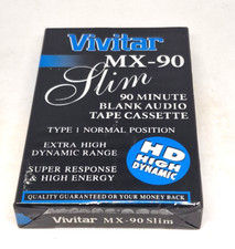 Bande cassette audio vierge VIVITAR MX-90 (scellée) NEUVE