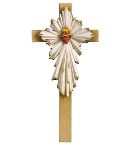 Crucifix sacré coeur de - du,
