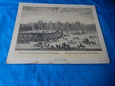 ANCIEN MENU DÉJEUNER LIBERTÉ