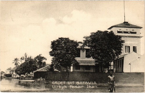 Indonesia groet uit batavia - uit,