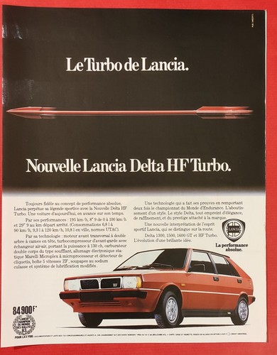 Publicité presse 1984 - de, presse: