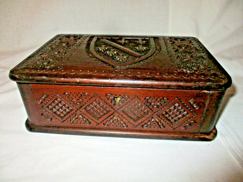 Ancien coffret boite bois - boite,