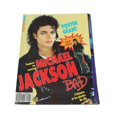 Poster Rock Géant Michael Jackson / BAD vintage