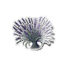 PACK AUTOCOLLANTS STICKERS Vinyle Bouquet de Lavande Plante Provence France 8cm