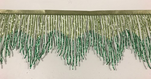 Lime emerald green - 6", ombre