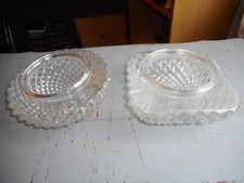 Ancien plafonnier globe pour suspension lustre applique en verre lot de 2 en tbe