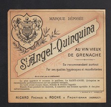 ETIQUETTE ANCIENNE de LIQUEUR