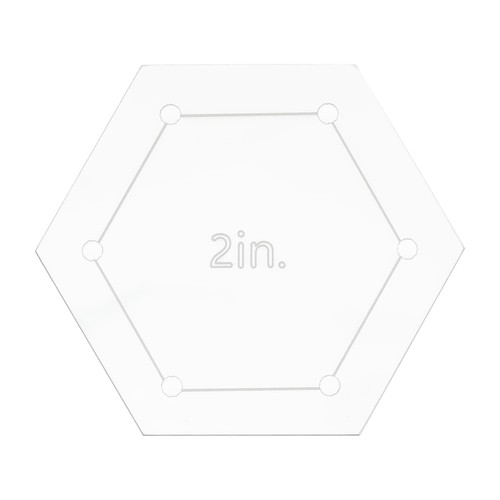 Modèle hexagone acrylique - modèle, en