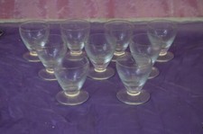 ANCIEN LOT DE 9 VERRES A