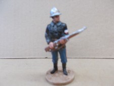 SOLDAT DE PLOMB DE COLLECTION  pompier militaire libération de Paris France 1944