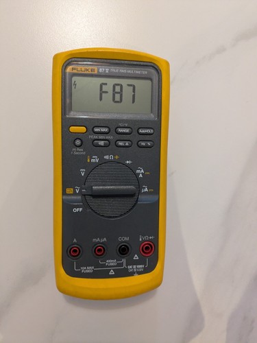 Fluke 87v true rms - fluke, multimeter
