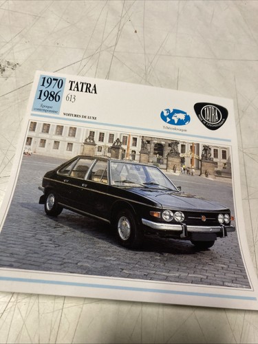 Tatra 613 1970 - /, carte