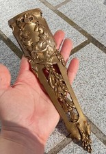 Ancien élément décoration / ornement chutes garnitures pieds BRONZE MEUBLE