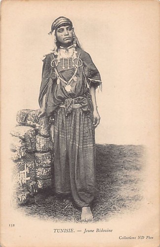 Tunisie jeune bédouine - jeune,