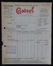 Facture COURBEVOIE 1935 Huile