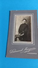 PHOTO  CDV ENFANT GARÇON  PHOTOGRAPHE   DUMESNIL MARGUIN  VINCENNES