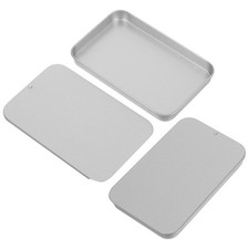  2 Pcs Caisse Metallique De