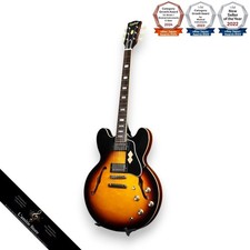 Guitare semi creuse vintage Burst Epiphone Inspired by Gibson 1962 ES335 Reissue