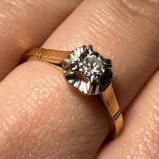 Bague En Or 18 Carats 750/1000