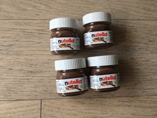 4 Nutella Mini Glass Jar