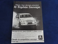 publicité automobile citroen visa  le trophée sauvage