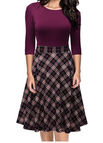 Women vintage plaid - vintage,