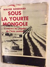 Sous la yourte mongole. A