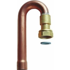 Coude à 180° à joint plat