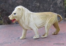 JOUET ANCIEN CELLULOÏD ANIMAUX SAUVAGES - LION - SIC 1906 ~ VINTAGE