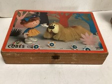 Jeu de Cubes LE MANÈGE ENCHANTÉ. ORTF. années 1960. Collector.