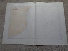 CARTE MARINE SHOM / Mer du Groenland  Océan Atlantique nord  1980