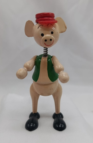 Ancienne figurine cochon - ancienne, en