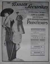 PUBLICITÉ  DE PRESSE 1911 LES