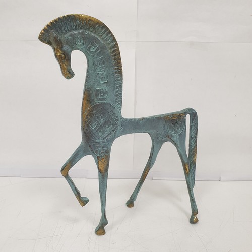 Sculpture statue cheval bronze - statue,