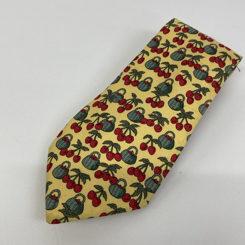 Hermes necktie cherry basket - necktie,