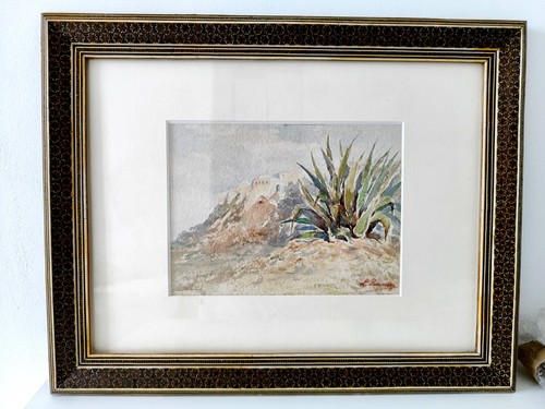 Aquarelle orientaliste debut - orientaliste,