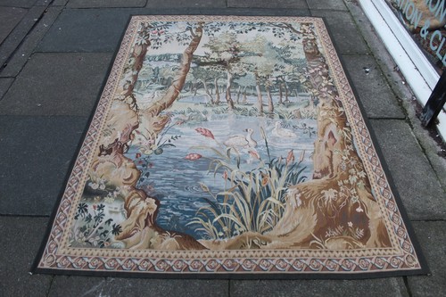 Tapisserie aubusson verte - aubusson,