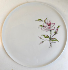 Plat a tarte en porcelaine Ancienne Fabrique Royale de Limoges d'Artois