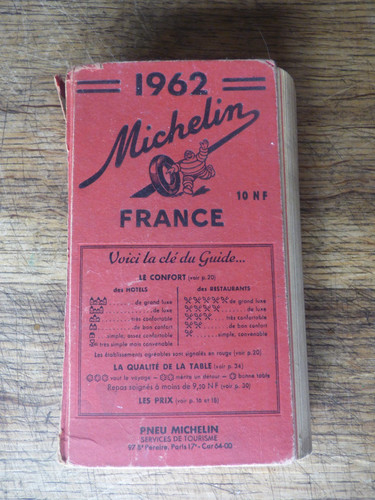Guide michelin 1962 - guide,