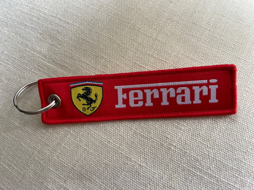 Porte clé flamme ferrari - porte,