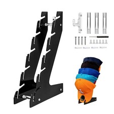 Porte Chapeaux Crochets Mural Support - Organisateur Rack Peut Contenir 5 Cap...