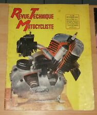 - RTM revue technique motocycliste moto n° 90 dec 54  moteur comet 98 le poulain