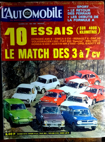 Magazine automobile 276 1969 - magazine,