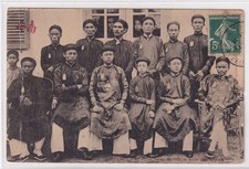 (USA) CPA 1910 ANNAM, Les frères du roi et leurs tuteurs CPCH-03