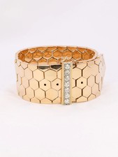 Bracelet ceinture vintage or