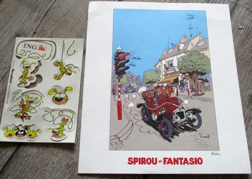 Spirou lot lithographie - lot,