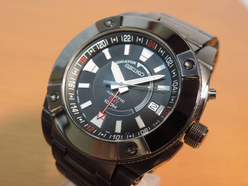 A4y seiko kinetic gmt - seiko, 100m