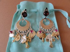 Superbe modele boucle d'oreille Réminiscence  Zoé Coste Crucifix  ETAT NEUF