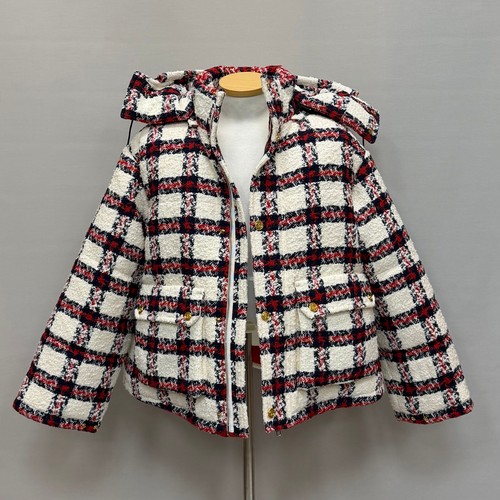 Gucci doudoune tweed à - doudoune,